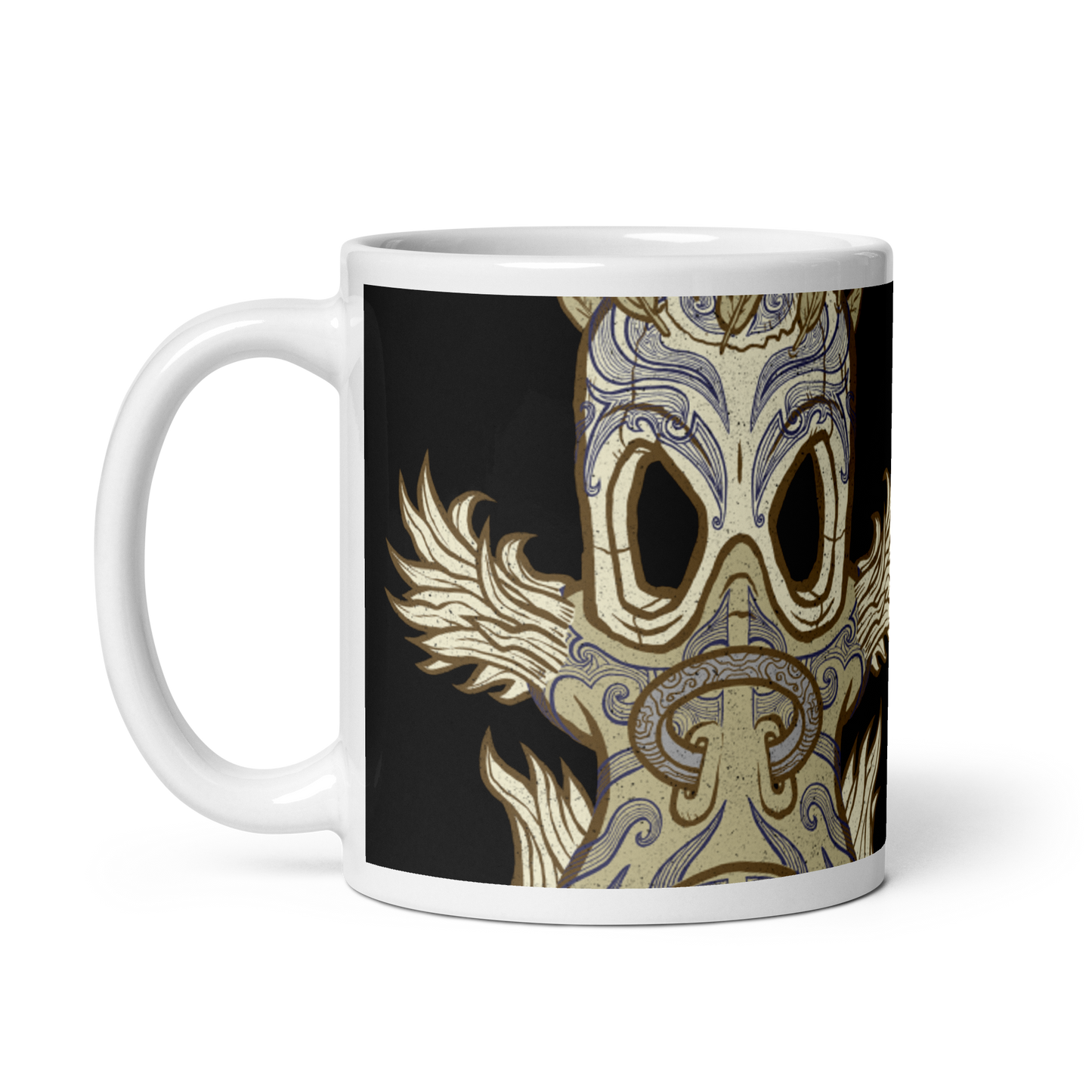 No 009 Wierd Duck Skull collection mug