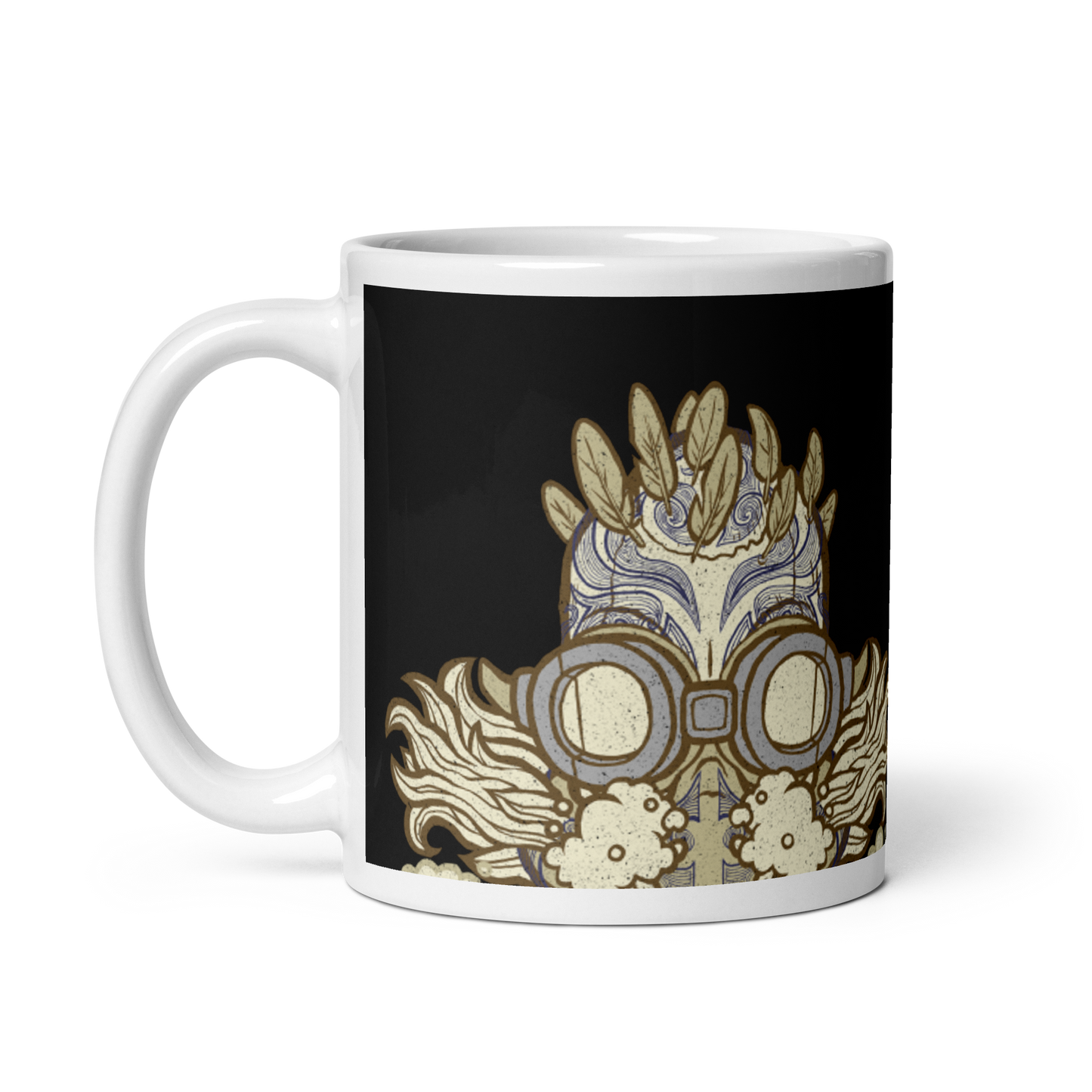 No 010 Wierd Duck Skull collection mug