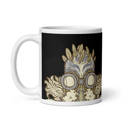 No 010 Wierd Duck Skull collection mug