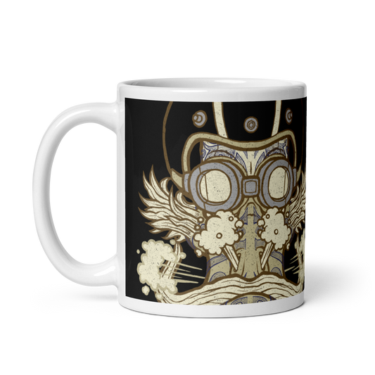 No 011 Wierd Duck Skull collection mug