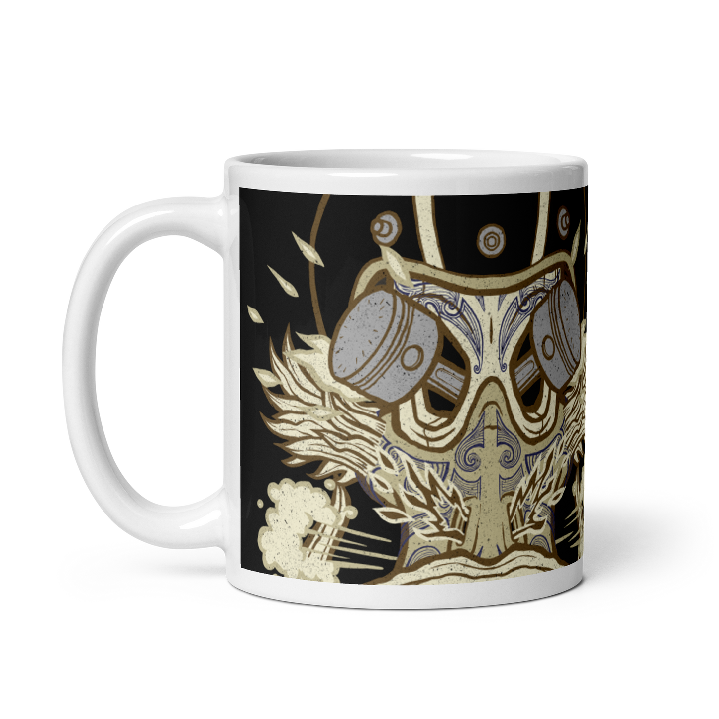 No 012 Wierd Duck Skull collection mug