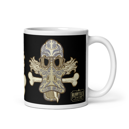 No 001 Wierd Duck Skull collection mug