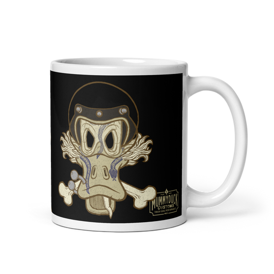 No 002 Wierd Duck Skull collection mug