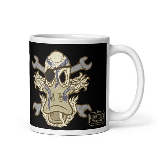 No 003 Wierd Duck Skull collection mug