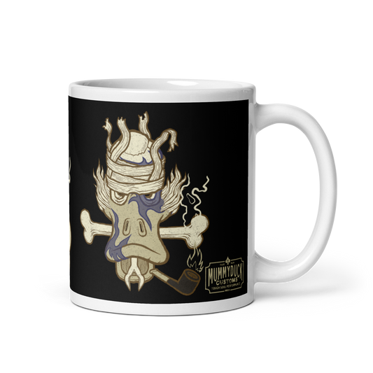 No 004 Wierd Duck Skull collection mug
