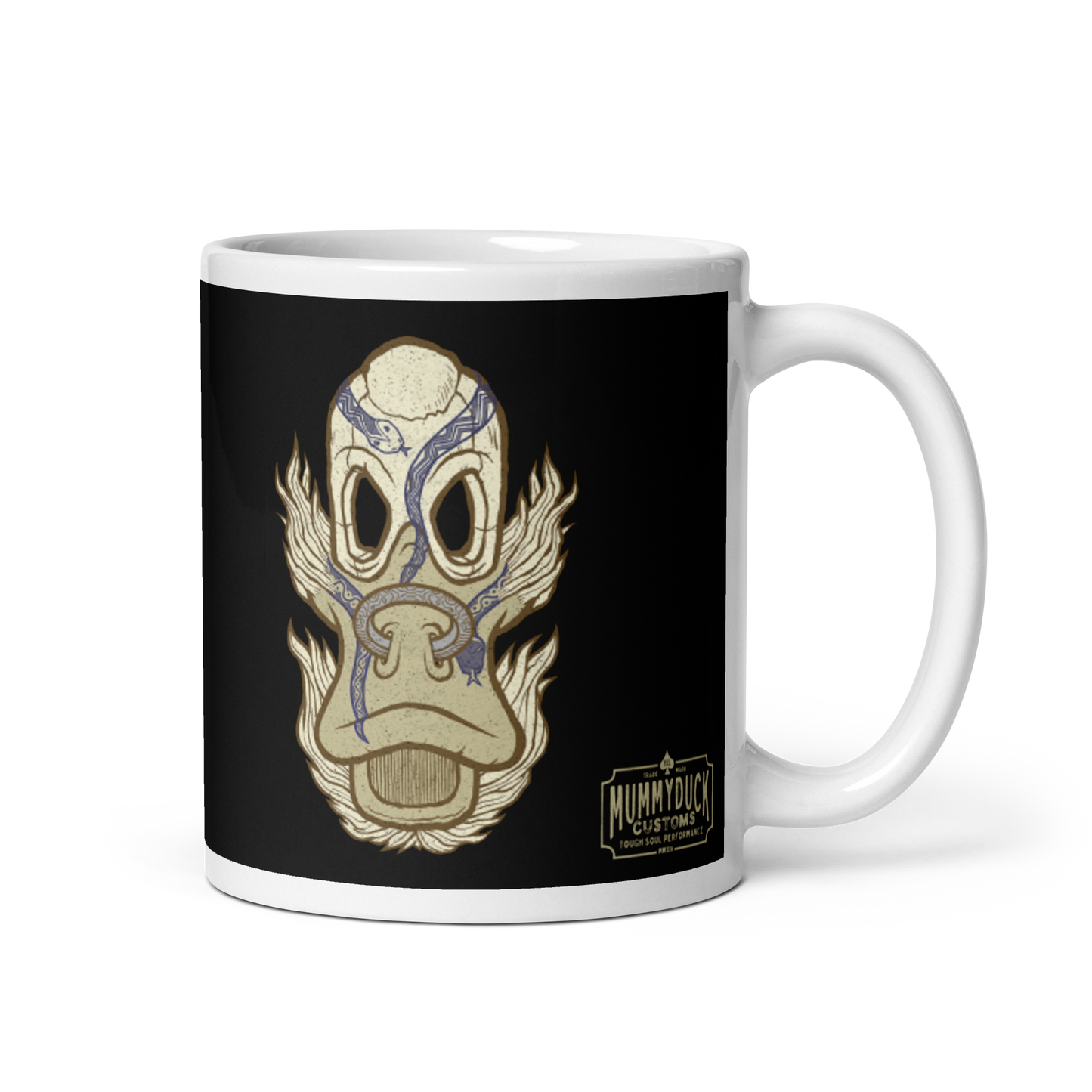 No 005 Wierd Duck Skull collection mug