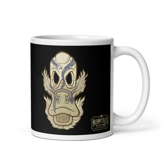 No 005 Wierd Duck Skull collection mug