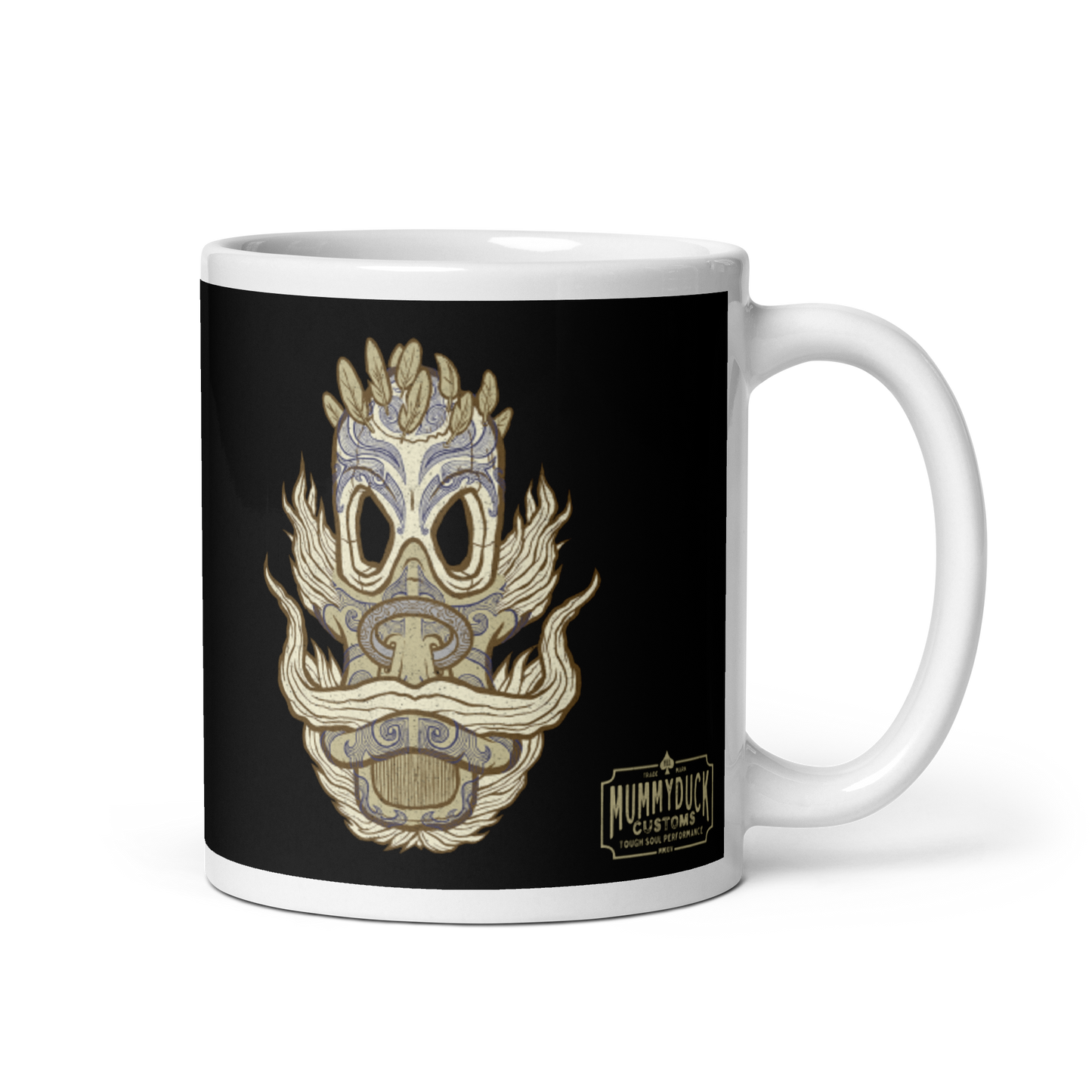 No 006 Wierd Duck Skull collection mug