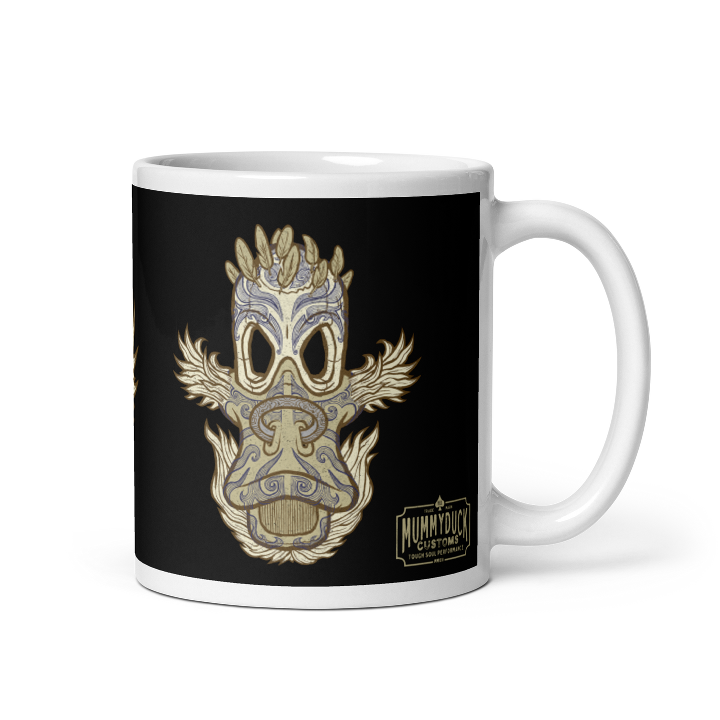 No 009 Wierd Duck Skull collection mug