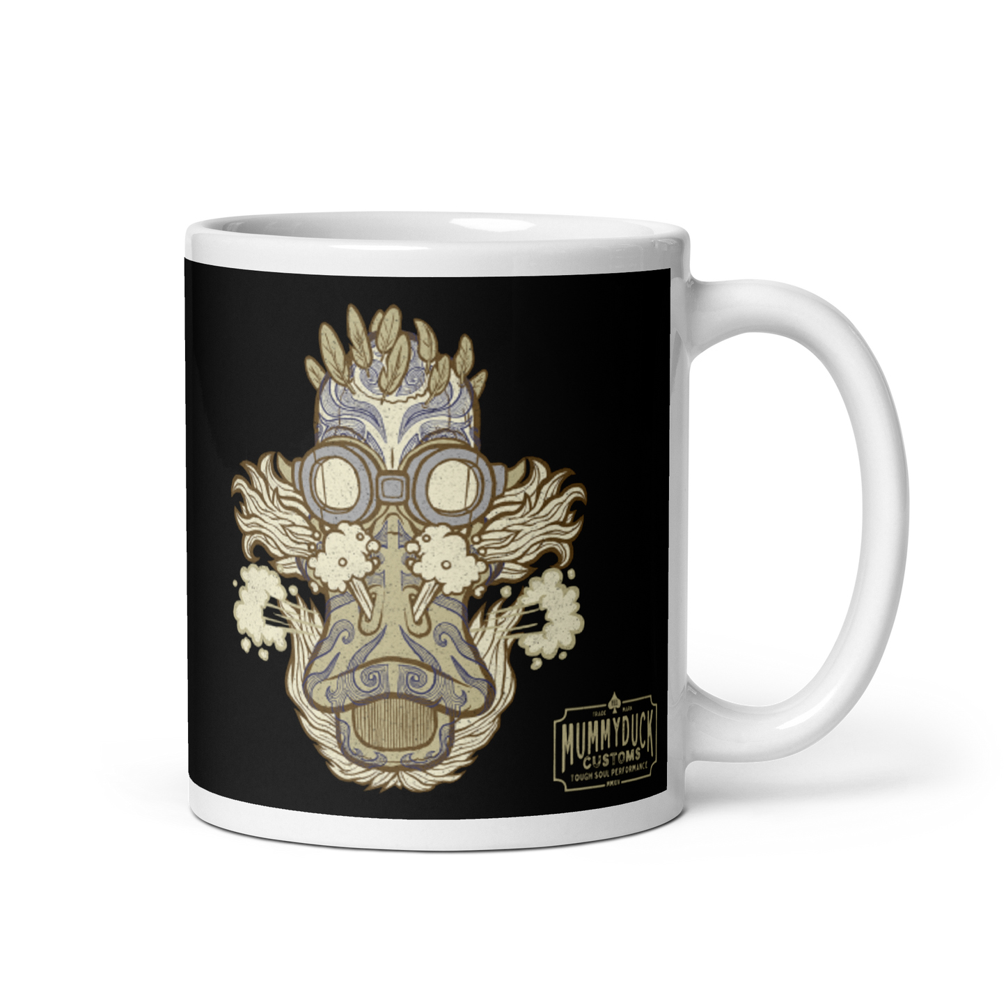 No 010 Wierd Duck Skull collection mug