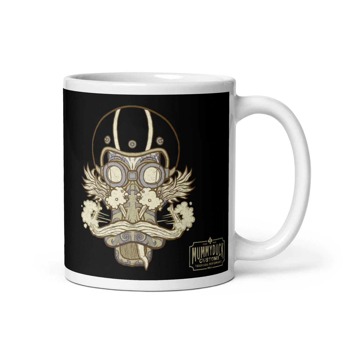 No 011 Wierd Duck Skull collection mug