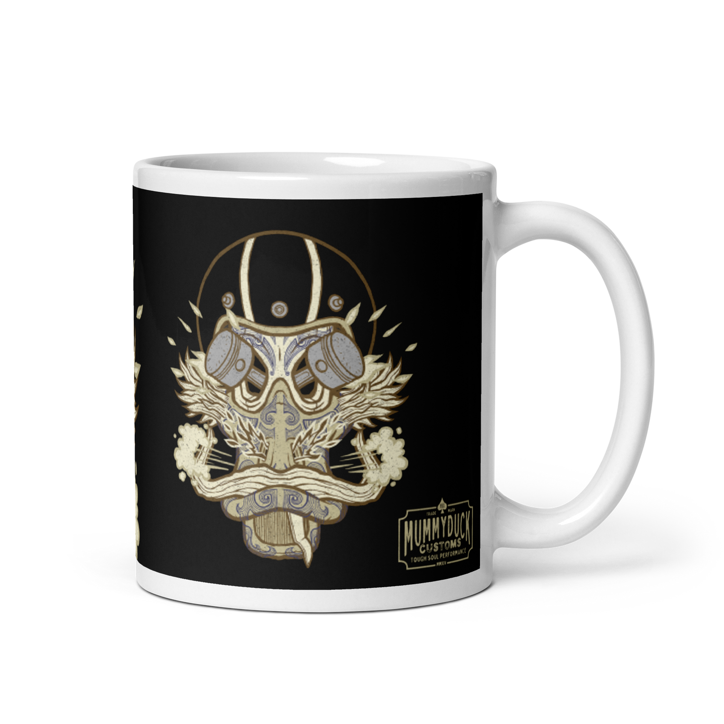 No 012 Wierd Duck Skull collection mug