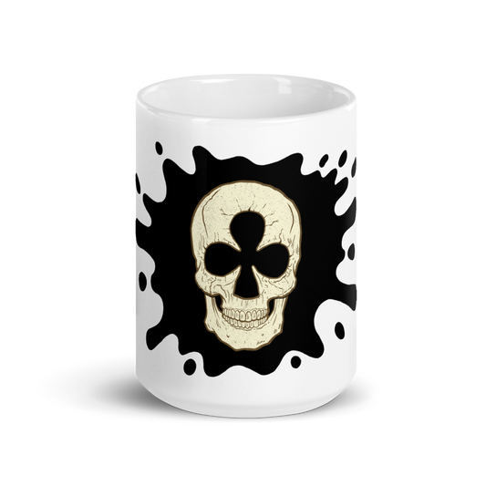 Cross Skull Motorcycle Mug