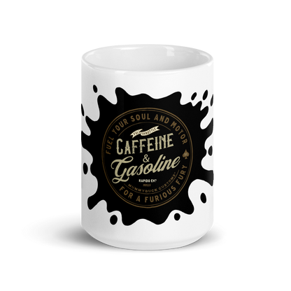 Caffeine & Gasoline Motorcycle Mug