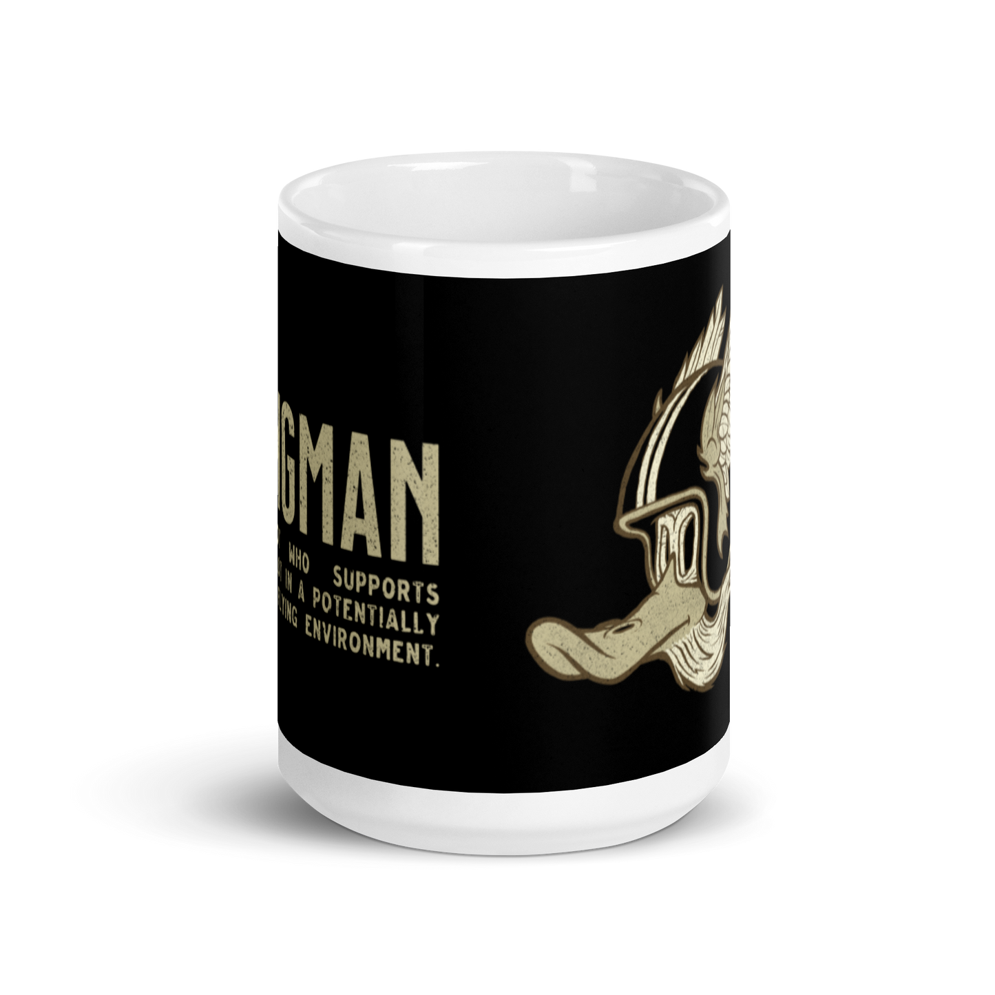 The Wingman Motorcycle mug