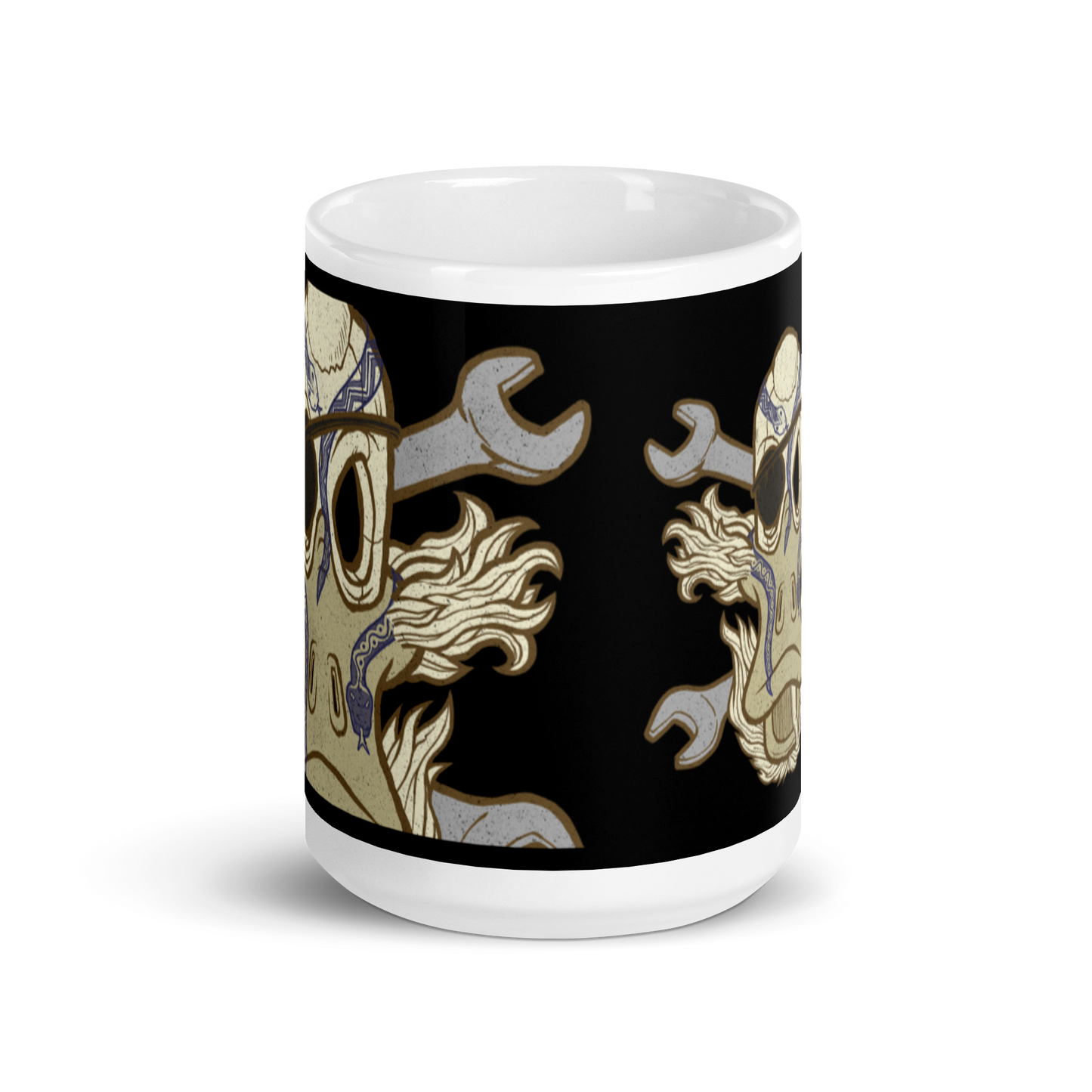 No 003 Wierd Duck Skull collection mug