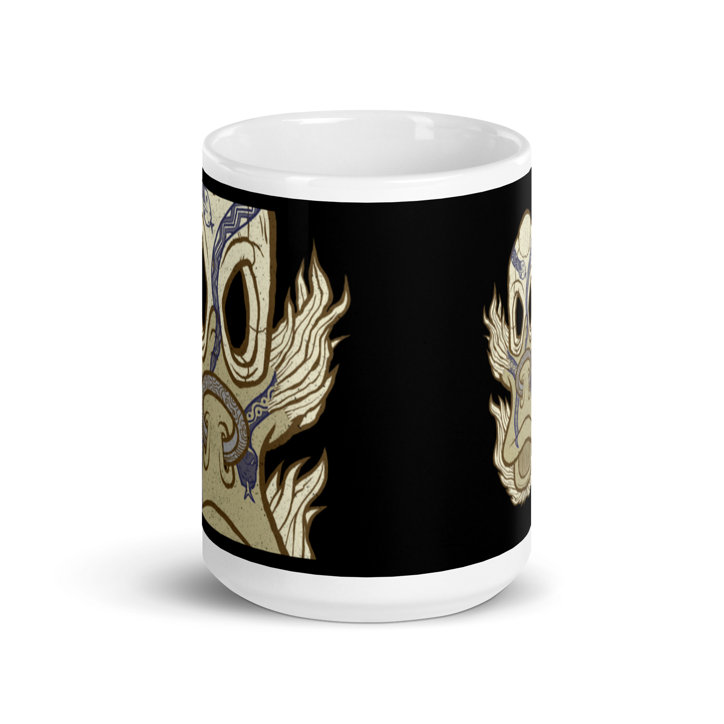 No 005 Wierd Duck Skull collection mug