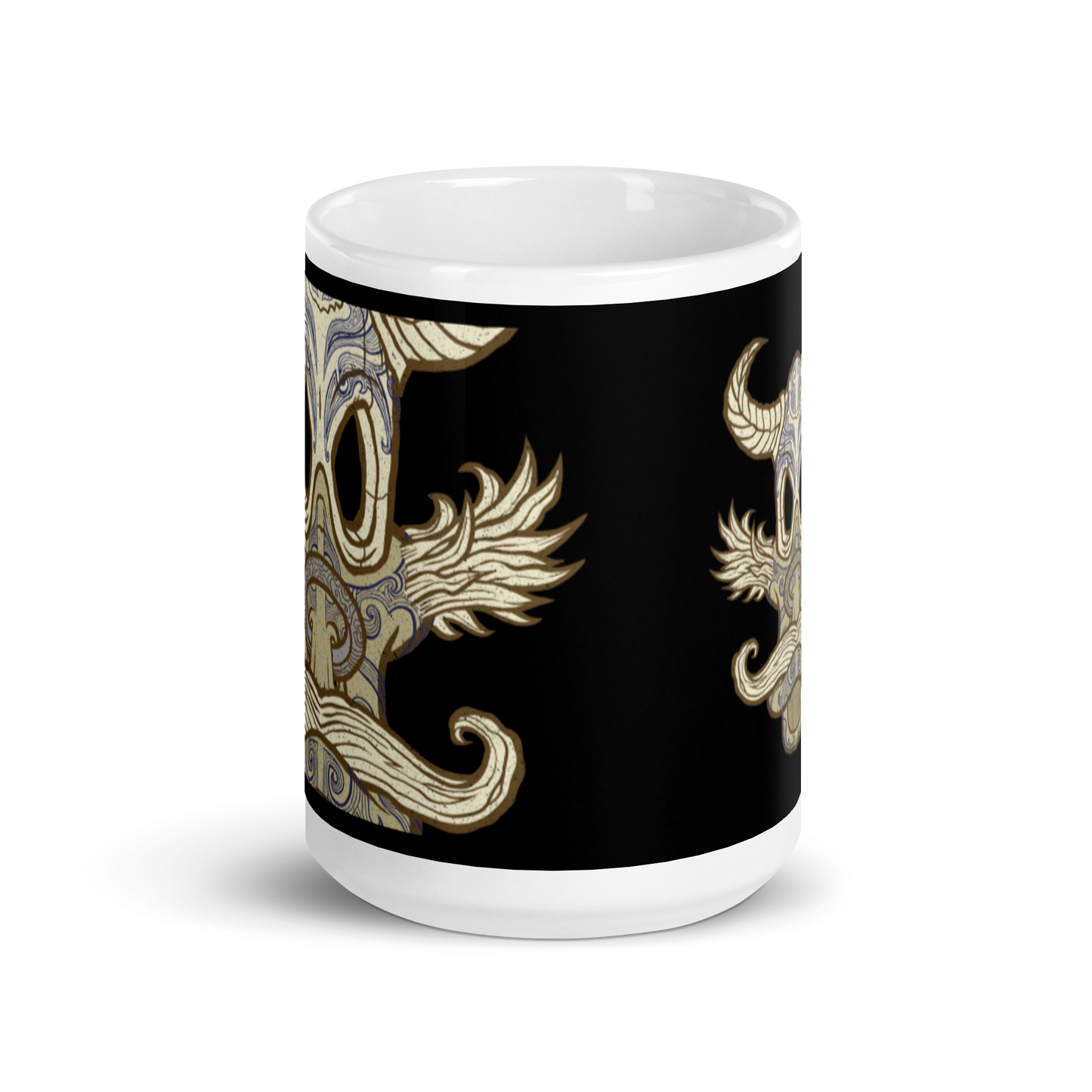 No 007 Wierd Duck Skull collection mug