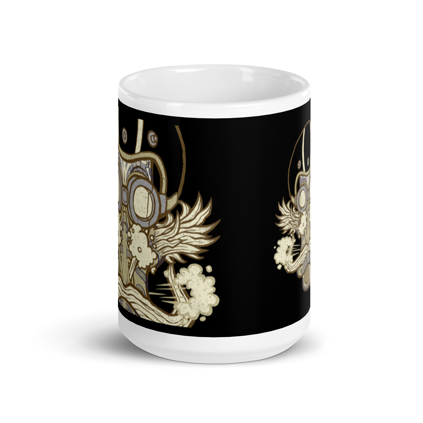 No 011 Wierd Duck Skull collection mug