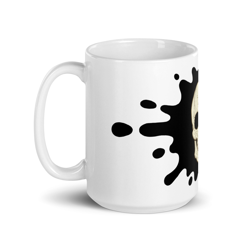 Cross Skull Motorcycle Mug