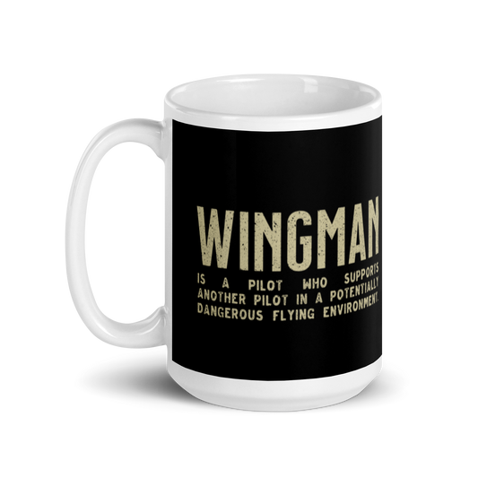The Wingman Motorcycle mug