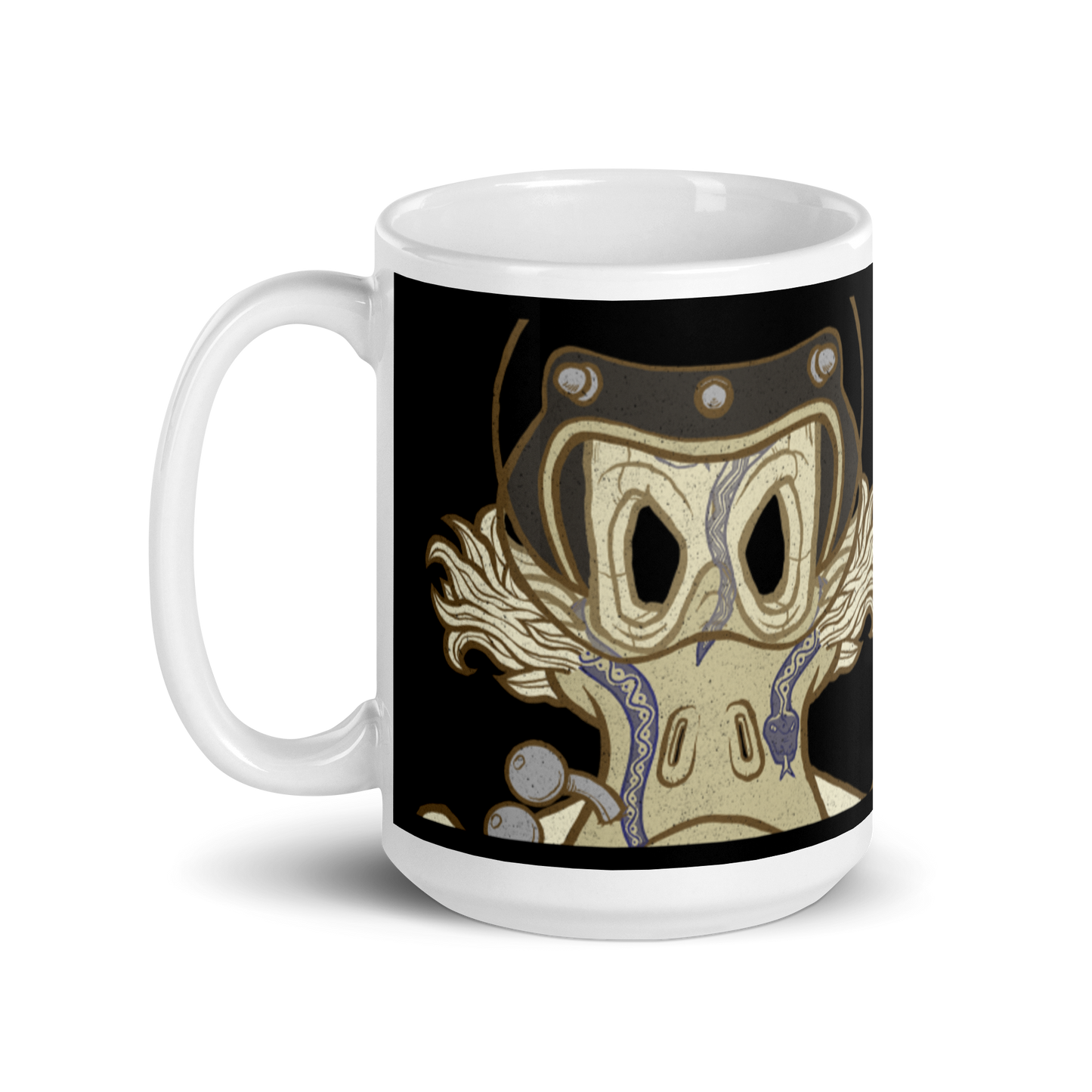 No 002 Wierd Duck Skull collection mug