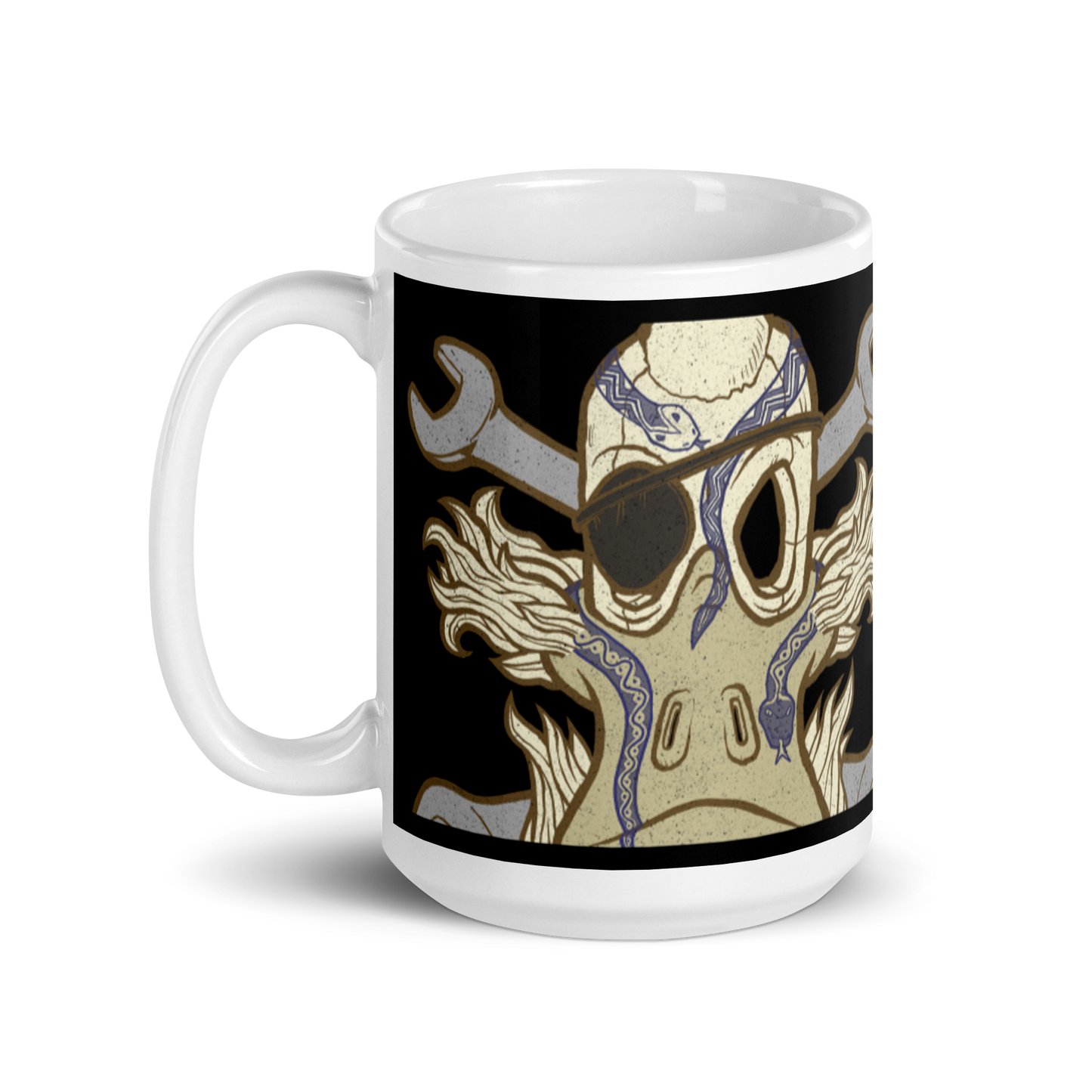 No 003 Wierd Duck Skull collection mug