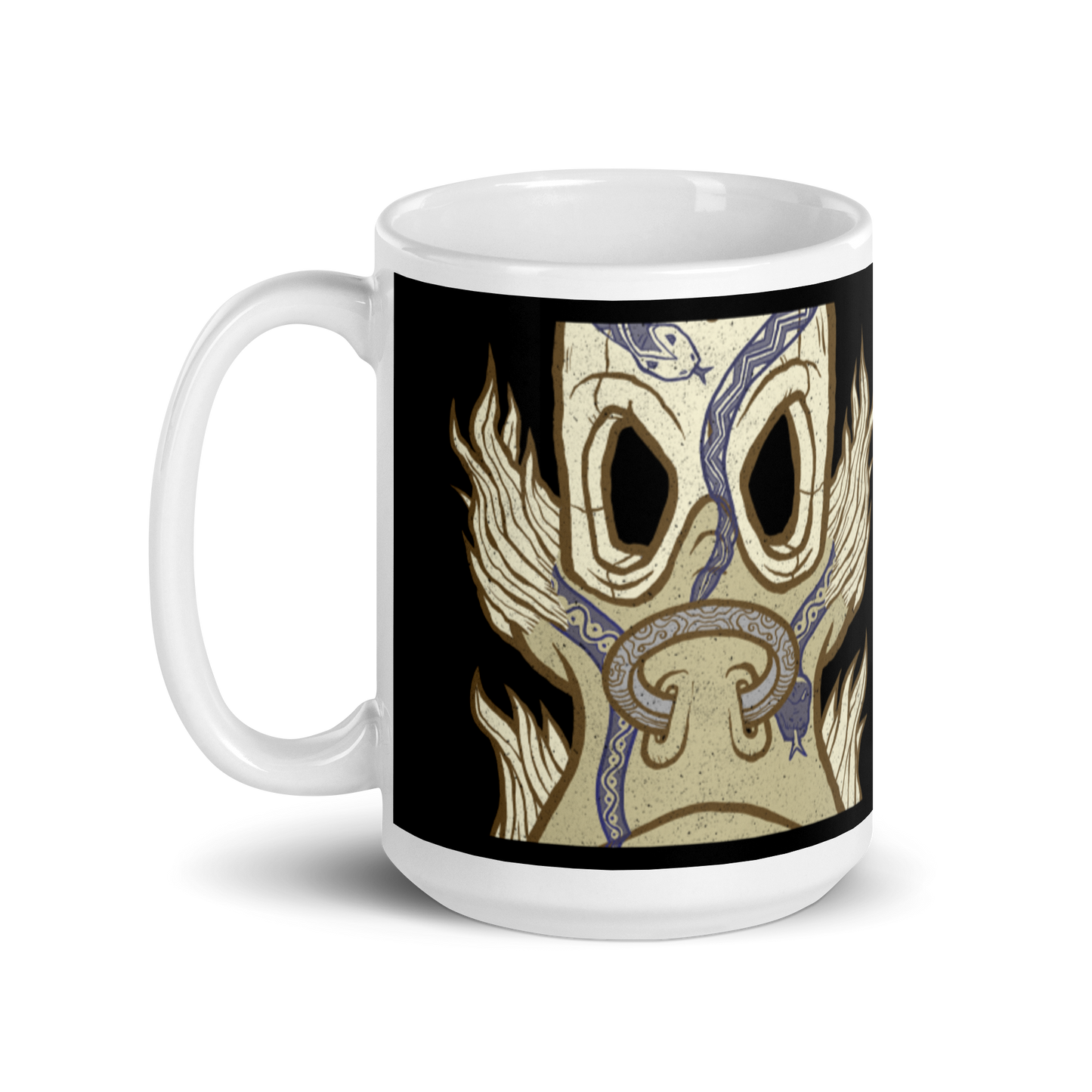 No 005 Wierd Duck Skull collection mug