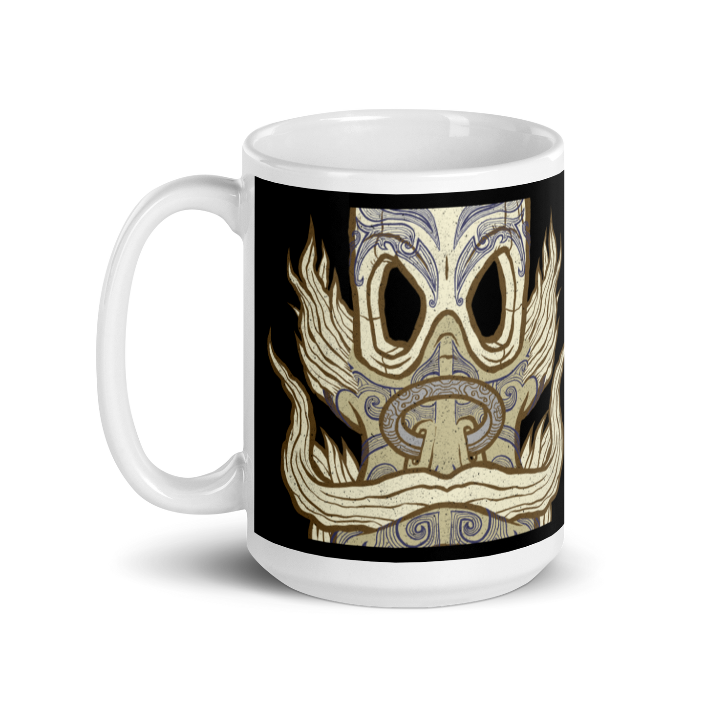 No 006 Wierd Duck Skull collection mug