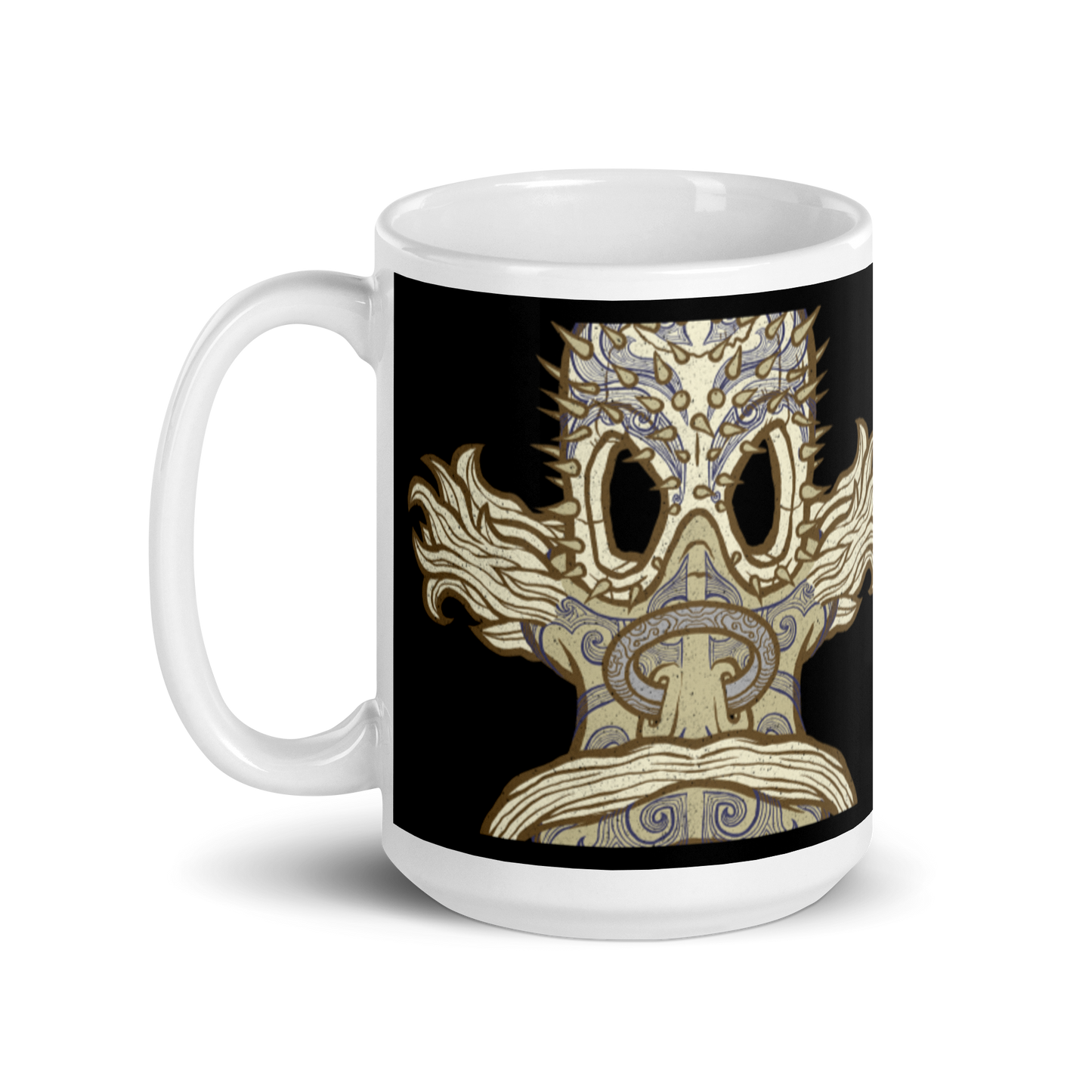 No 008 Wierd Duck Skull collection mug