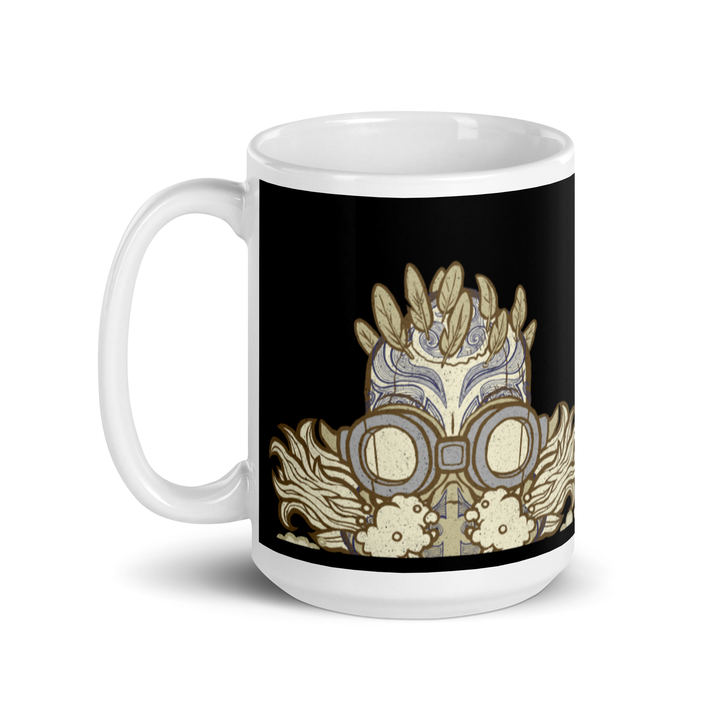 No 010 Wierd Duck Skull collection mug