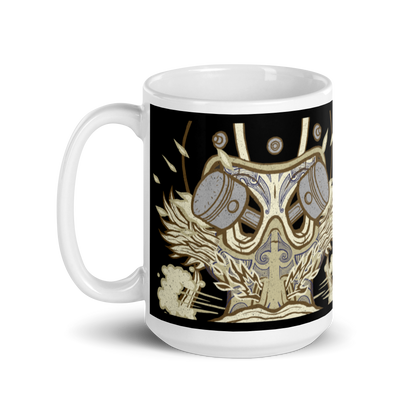 No 012 Wierd Duck Skull collection mug