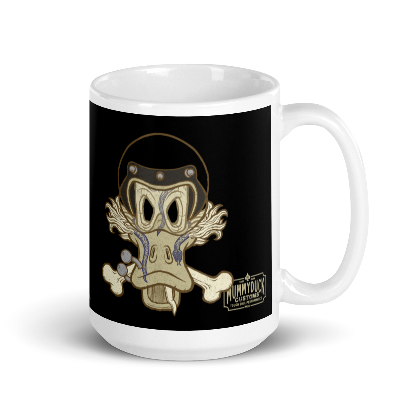 No 002 Wierd Duck Skull collection mug