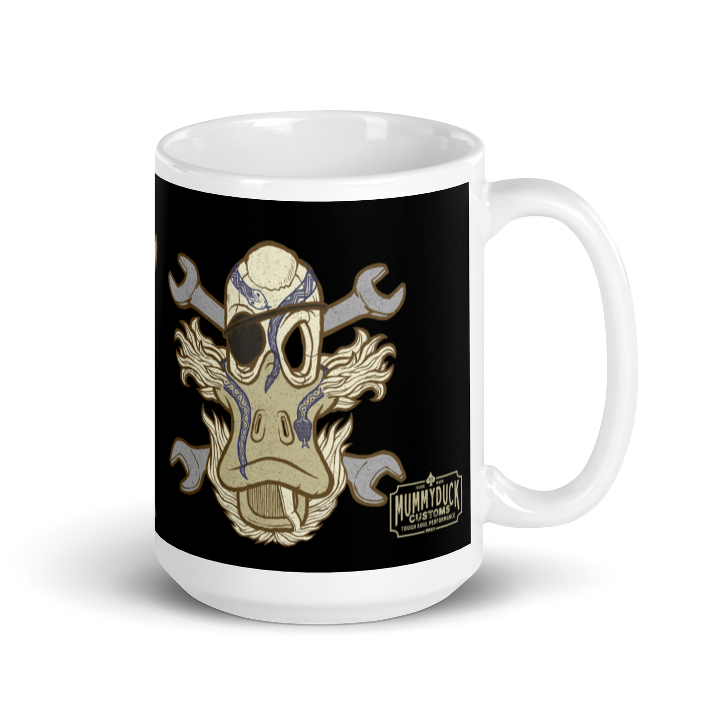 No 003 Wierd Duck Skull collection mug