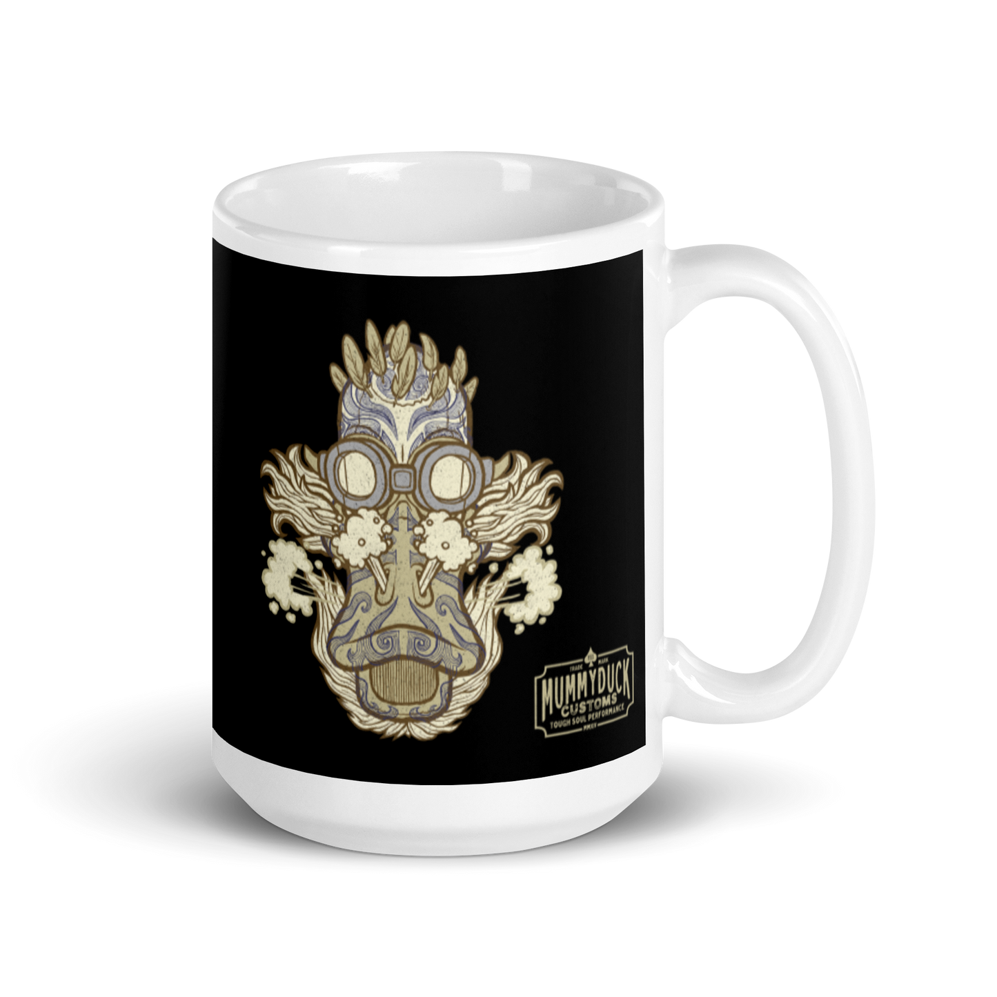 No 010 Wierd Duck Skull collection mug