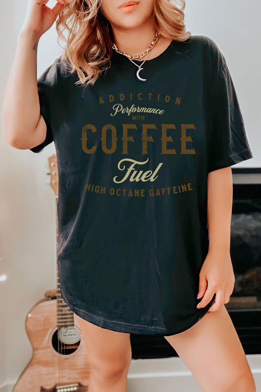 Coffee Fuel High Octane Motorcycle t-shirt
