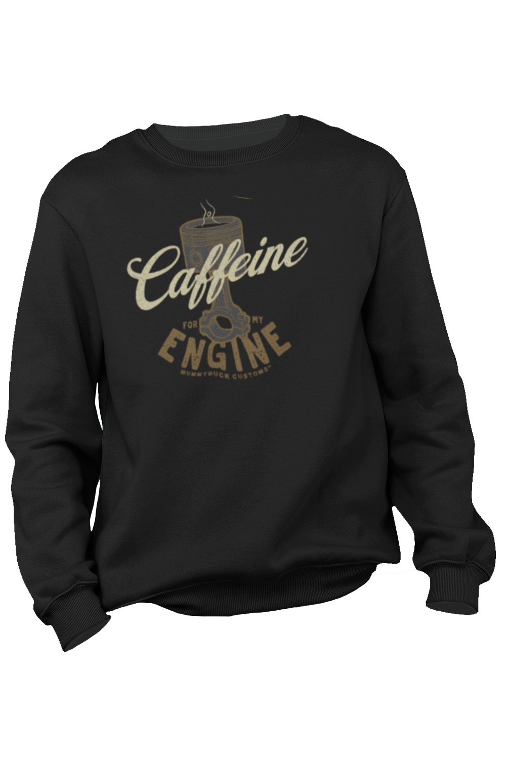Caffeine engine motorcycle sweatshirt