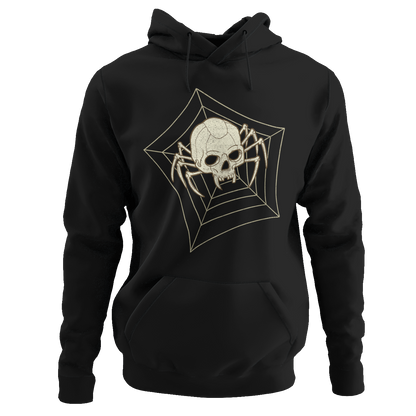 Spider Skull Motorcycle Hoodie