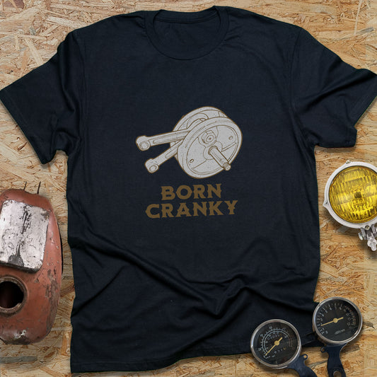 Born Cranky Harley Rider T-shirt