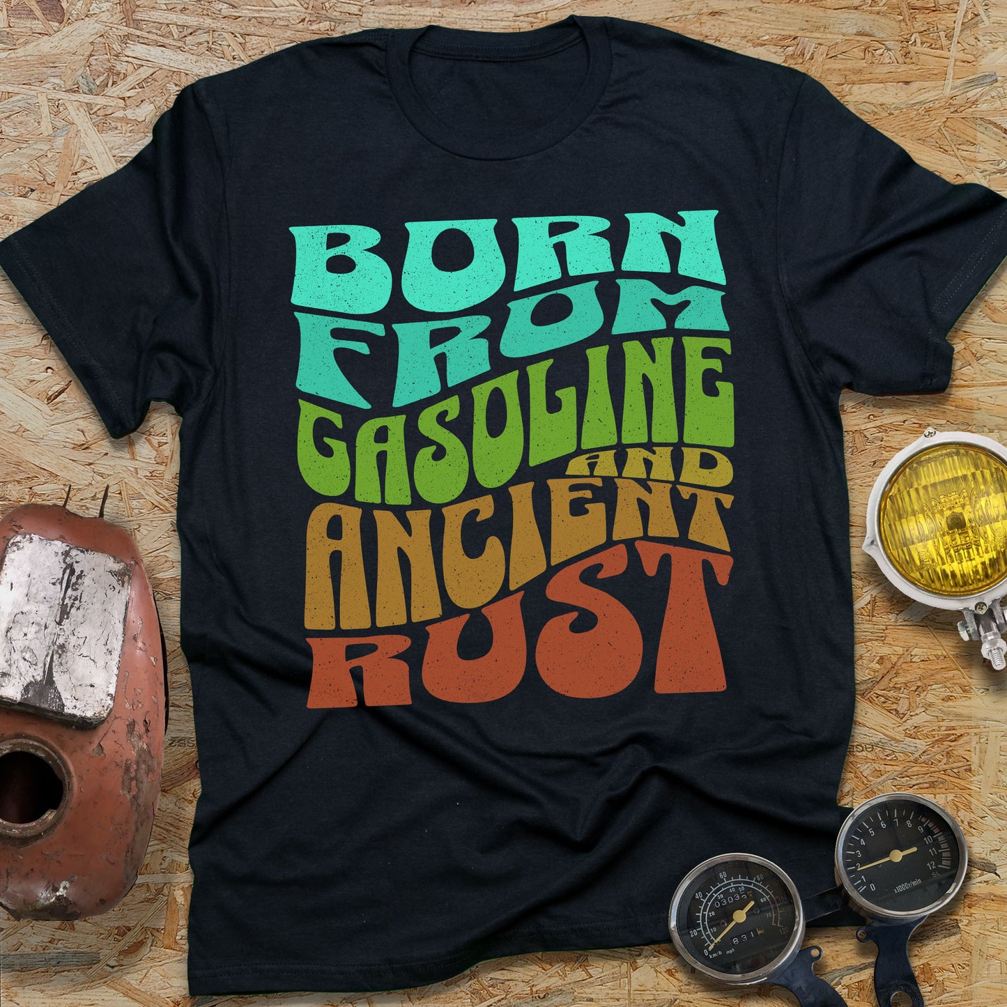 Born From Gasoline Motorcycle t-shirt