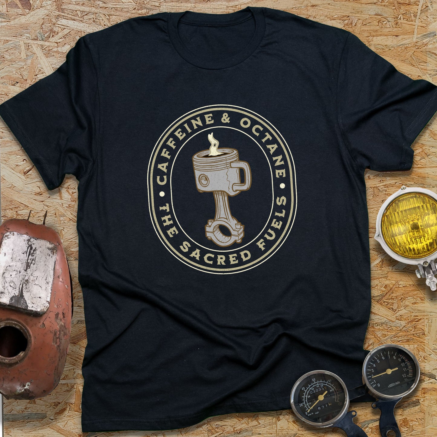 Caffeine & Octane Motorcycle t-shirt