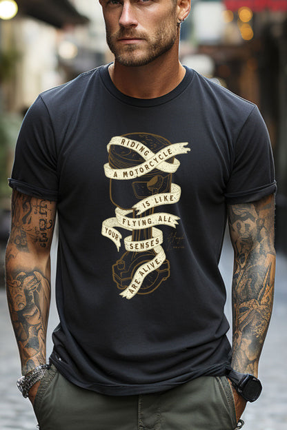 Motorcycle Riding Is Like Flying T-Shirt