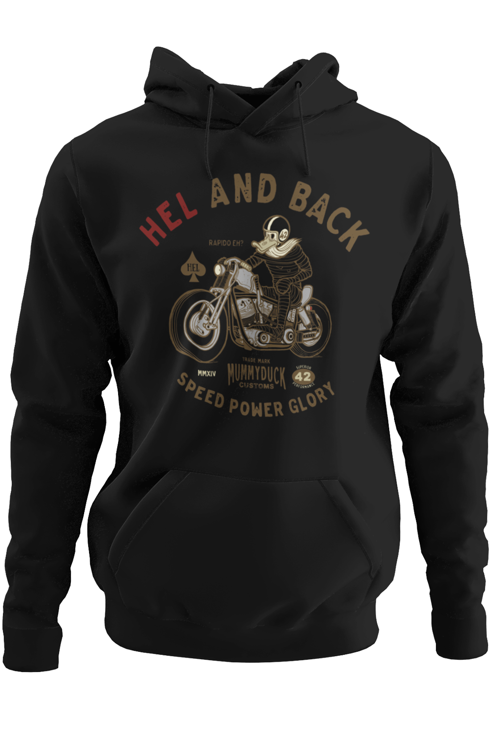 Mummy rider with his HD. He bows power and speed. He’s fast if needed. Otherwise, he just rides HEL and back if he pleases.  Everyone needs a cozy go-to hoodie to curl up in, so go for one that's soft, smooth, and stylish. It's the perfect choice for cooler evenings!