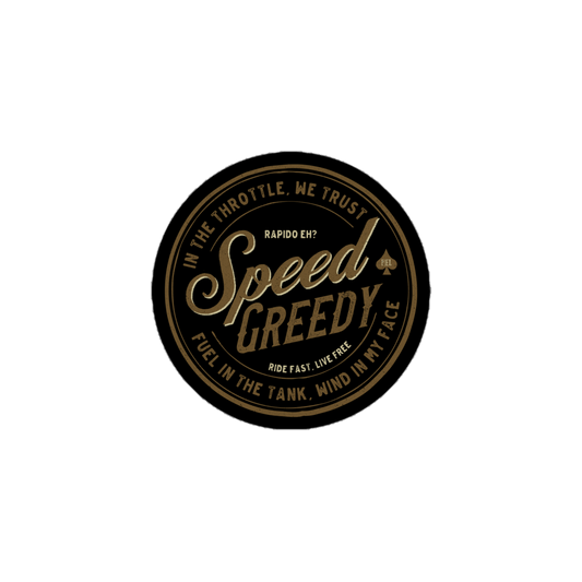 Speed Greedy Motorcycle stickers
