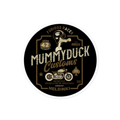 Mummyduck Customs Motorcycle Bubble-free stickers