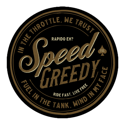 Speed Greedy Motorcycle stickers