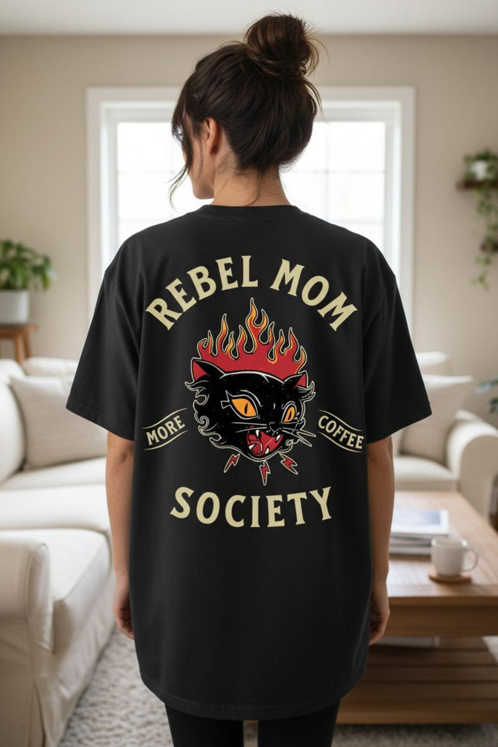 Rebel Mom Society Motorcycle t-shirt