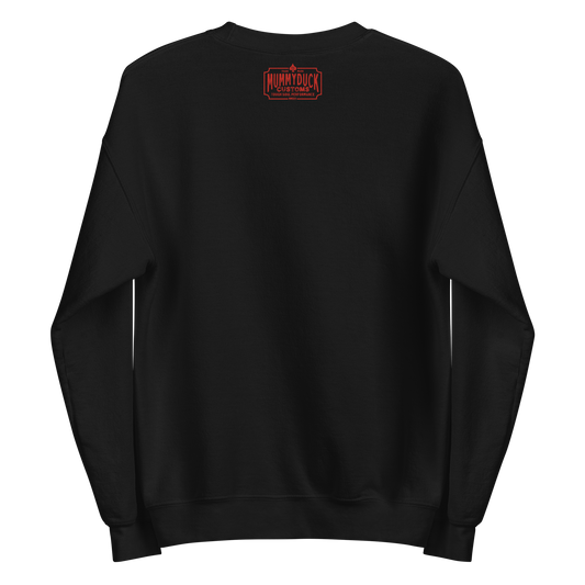 Red Motorcycle Skull No 013 Sweatshirt