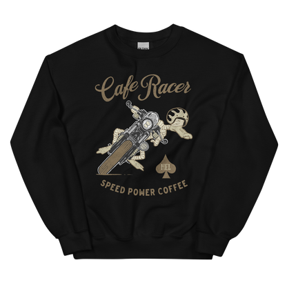 Cafe Racer Lean On Motorsyle Sweatshirt