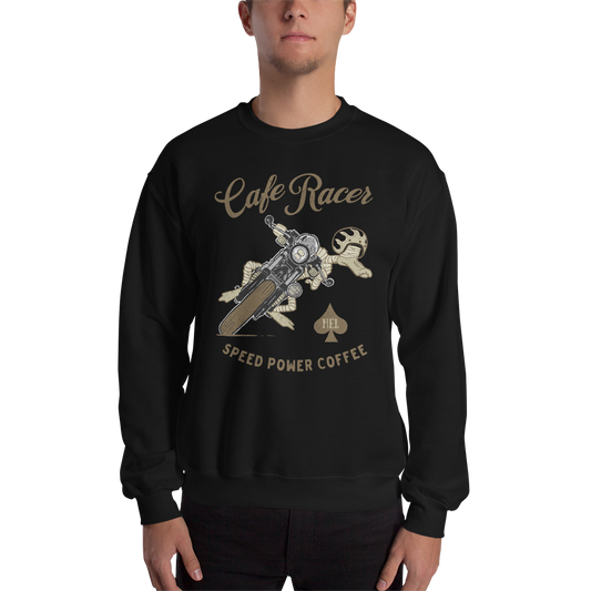 Cafe Racer Lean On Motorsyle Sweatshirt